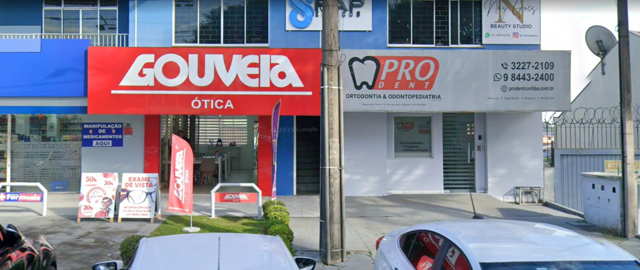 Fachada da Clínica PROdent Pinheirinho